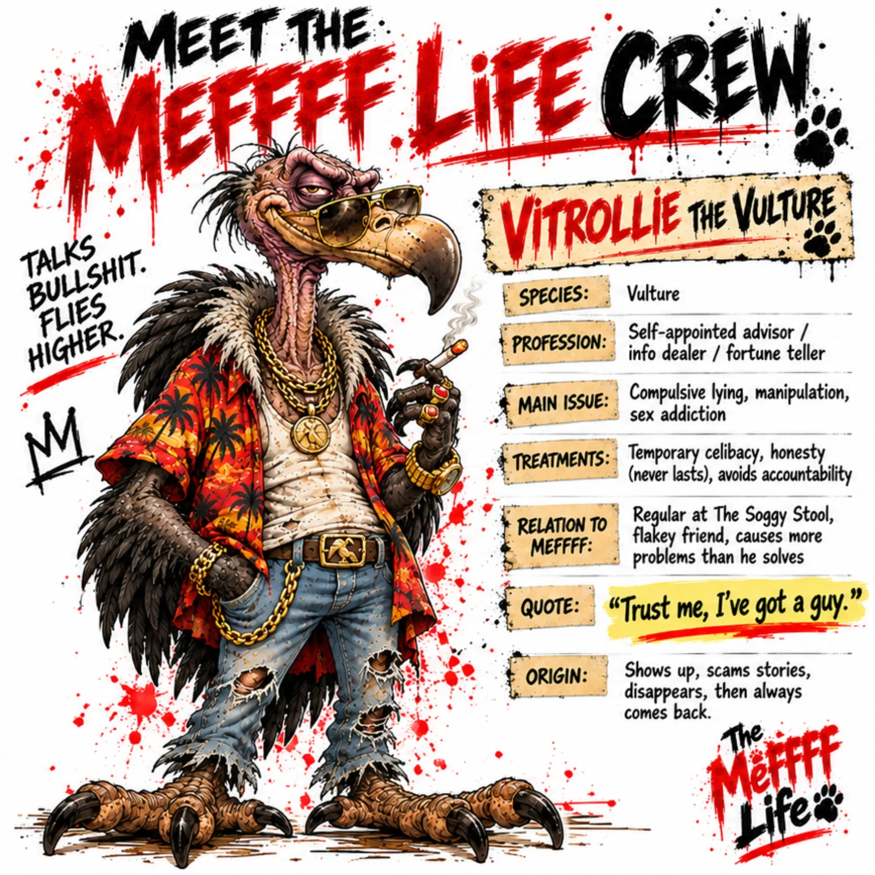 Meet Vitrollie the Vulture crew card